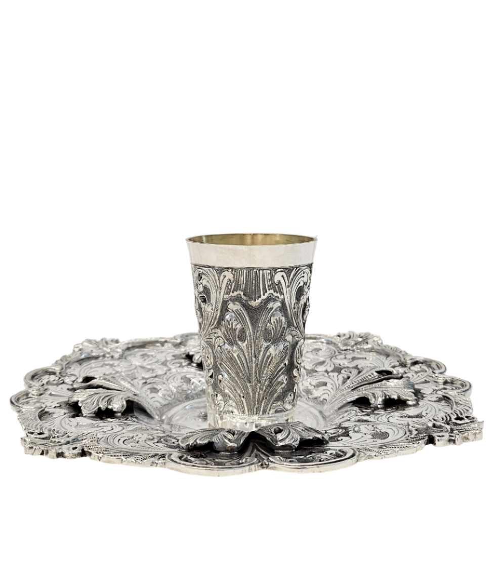 sterling silver kiddush set