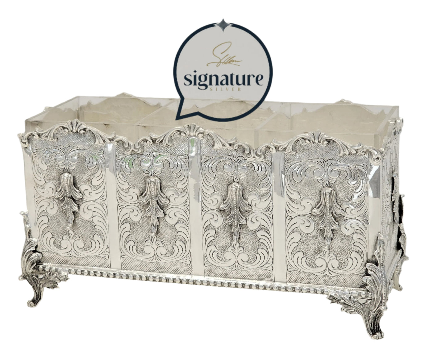 Cutlery Holder Silver